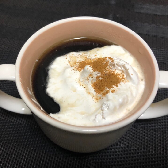 市販のクリームで簡単 マシュマロクリームコーヒー レシピ 作り方 By りんりんりん 楽天レシピ